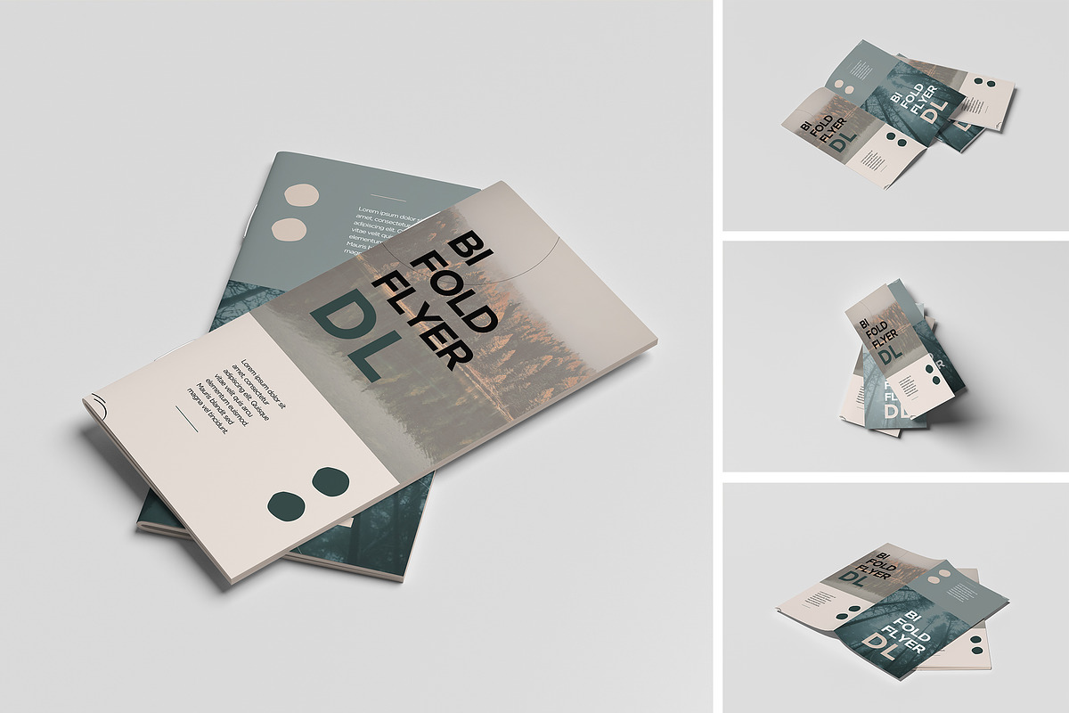 DL Bifold Mockup, a Print Template by xavier_studio (Photo 1 of 5)