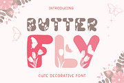 Butterfly - Decorative Font, a Symbol Font by AnningArts (Thumbnail 1 of 9)