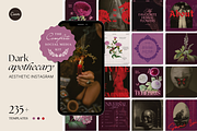 Dark Apothecary Social Media Bundle, a Social Media Template by The Flossy Finch (Thumbnail 1 of 17)