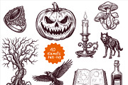 Halloween & Witchcraft Illustration, a Seasonal Illustration by OtpirusGraphic (Thumbnail 3 of 10)