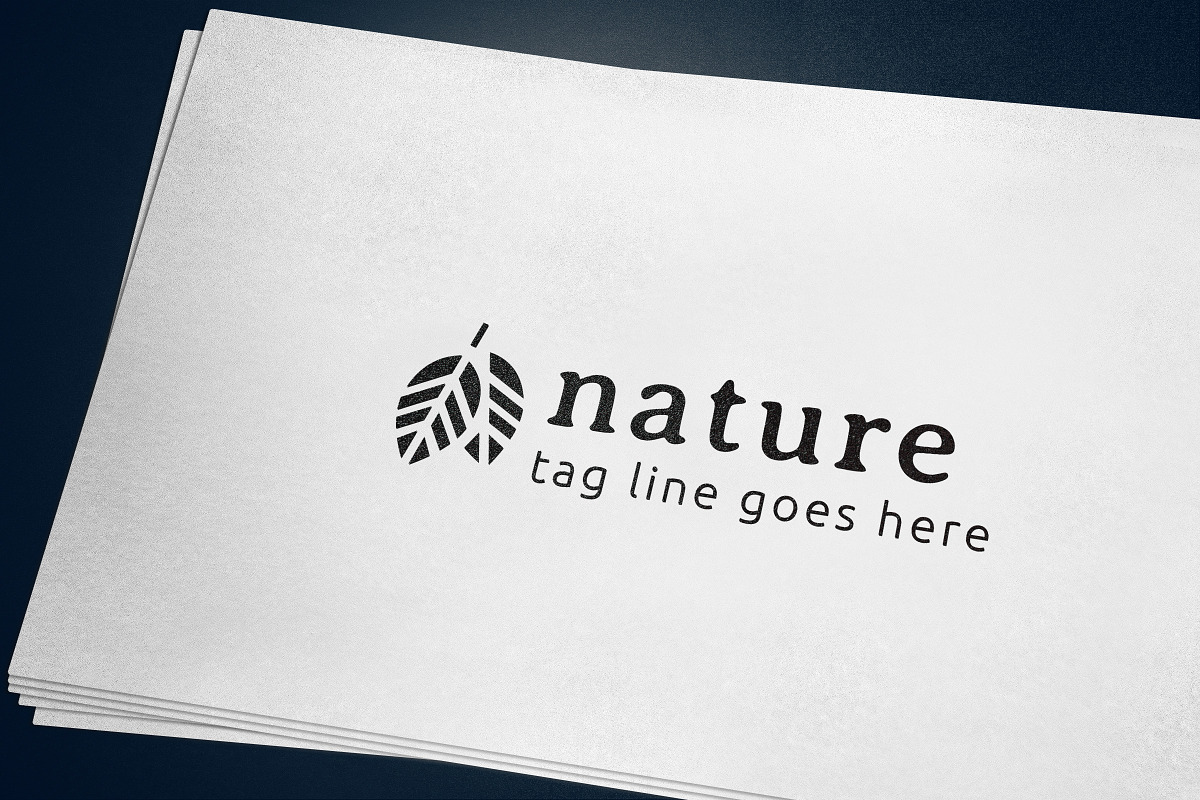 Nature Leaf Vector Logo Template, a Branding & Logo Template by GladicMonster (Photo 2 of 26)
