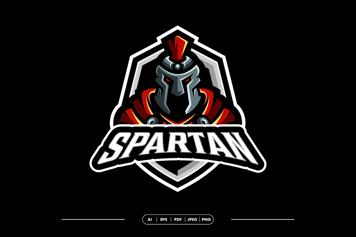 Spartans Mascot, Sport Logo, a Branding & Logo Template by EndR_ID