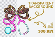 Glitter Bow Stethoscope PNG – Nurse, an Illustration by iloveTemplate (Thumbnail 3 of 6)