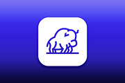 American buffalo logo design, a Branding & Logo Template by vexper (Thumbnail 4 of 4)