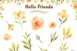 Hello Friends Woodland Animals Set