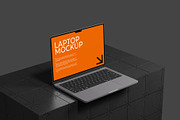 Laptop Mockup, a Mac Mockup by Lxadesign (Thumbnail 2 of 13)