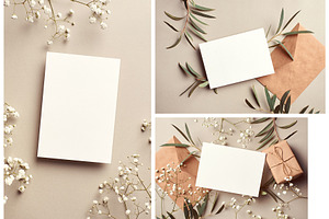 Wedding Invitation MOCKUP Bundle