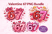 Valentine 67 PNG Bundle, an Object Graphic by MIRoots Design Studio (Thumbnail 1 of 5)