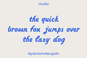 Moonflow Typeface, a Script Font by Migomojo Type House (Thumbnail 7 of 8)