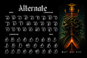 Magic Round Typeface, a Blackletter Font by alit design (Thumbnail 16 of 18)