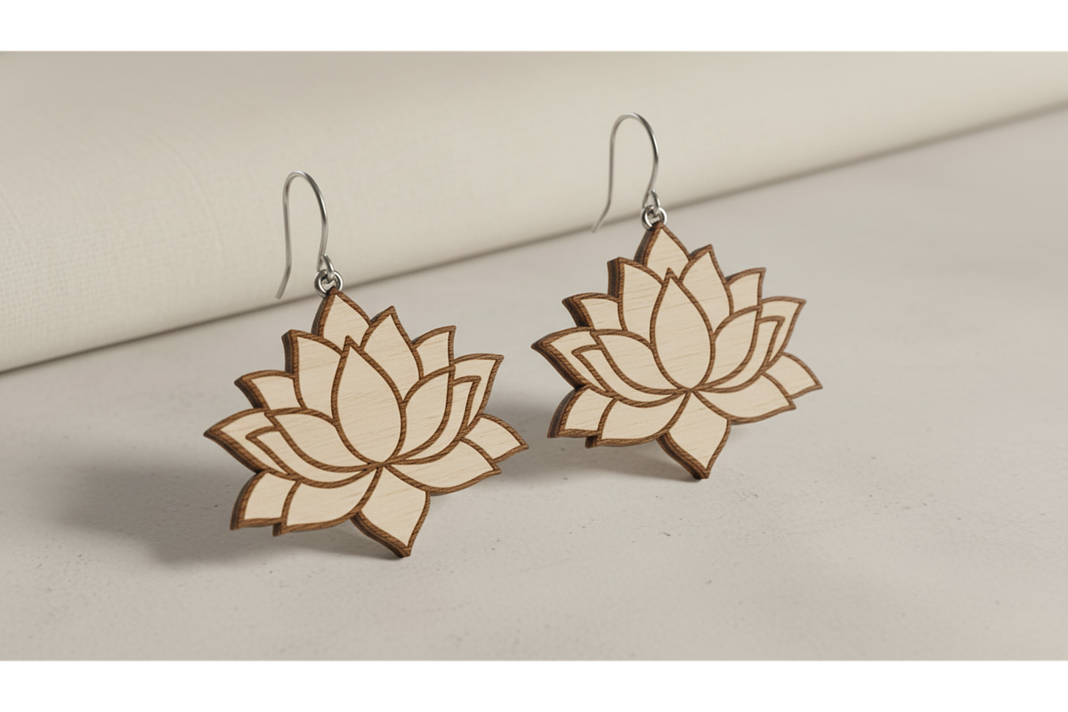 Bloom Laser Earring Bundle, a Graphic by musafir_fashion (Photo 10 of 11)