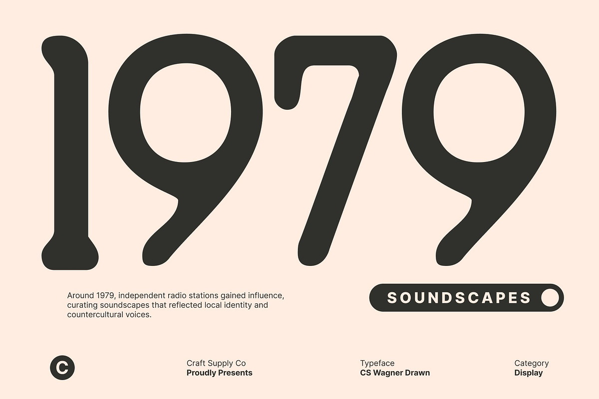 CS Wagner Drawn, a Serif Font by Craft Supply Co. (Photo 5 of 8)