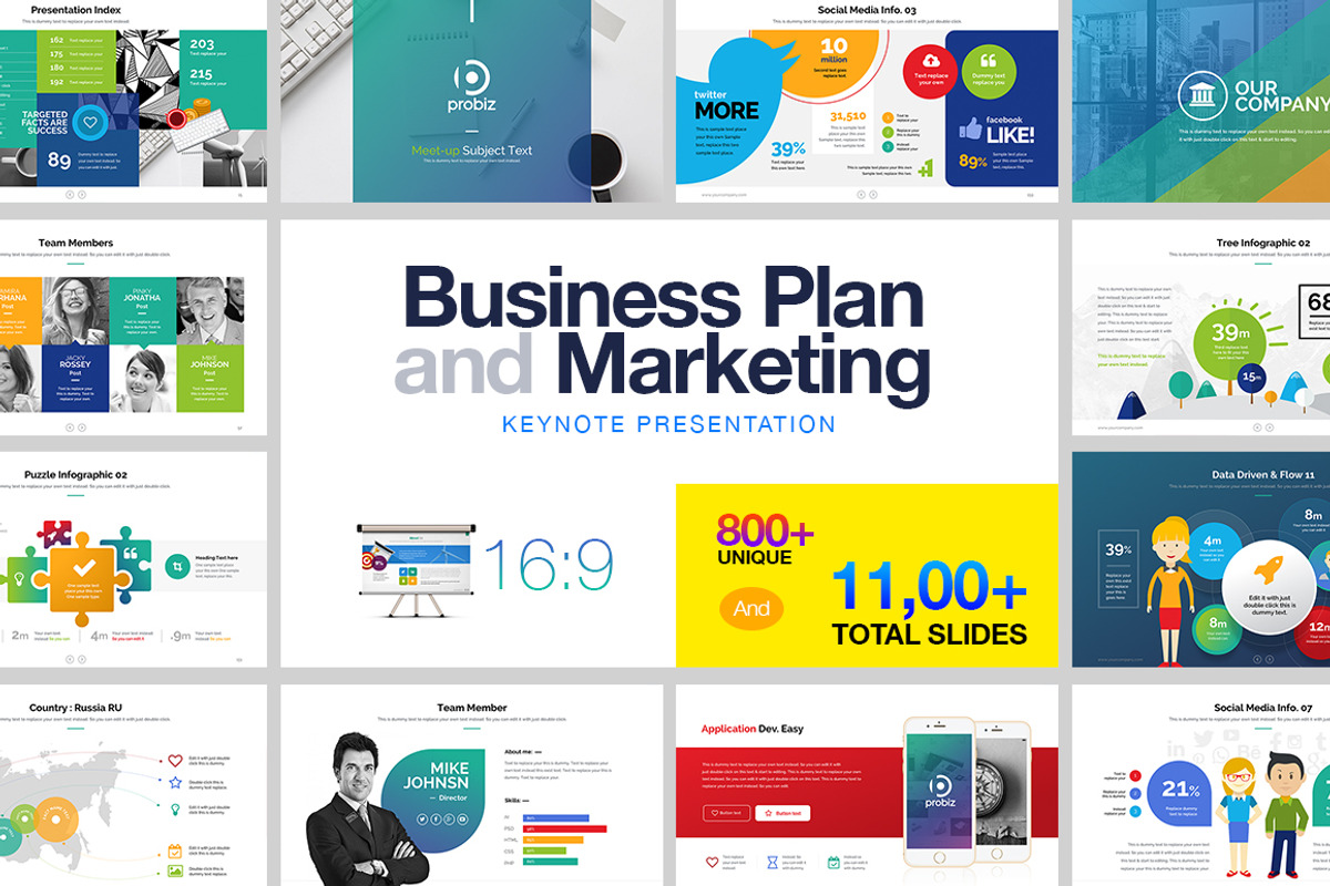 Business Keynote Templates Bundle preview 4