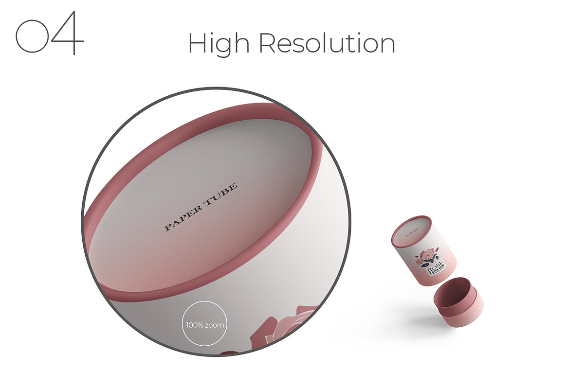 Two-Piece Telescopic Tube Box Mockup, a Packaging Mockup by Sheikhadesign (Photo 5 of 11)