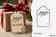 Christmas Gift Tag SVG Bundle, a Decorative Illustration by svgocean (Thumbnail 5 of 17)