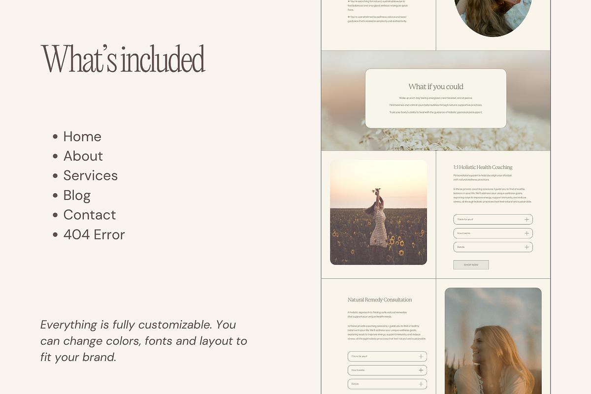 Squarespace Template for Therapist, a Squarespace Template by Soul Mission Studio (Photo 3 of 10)