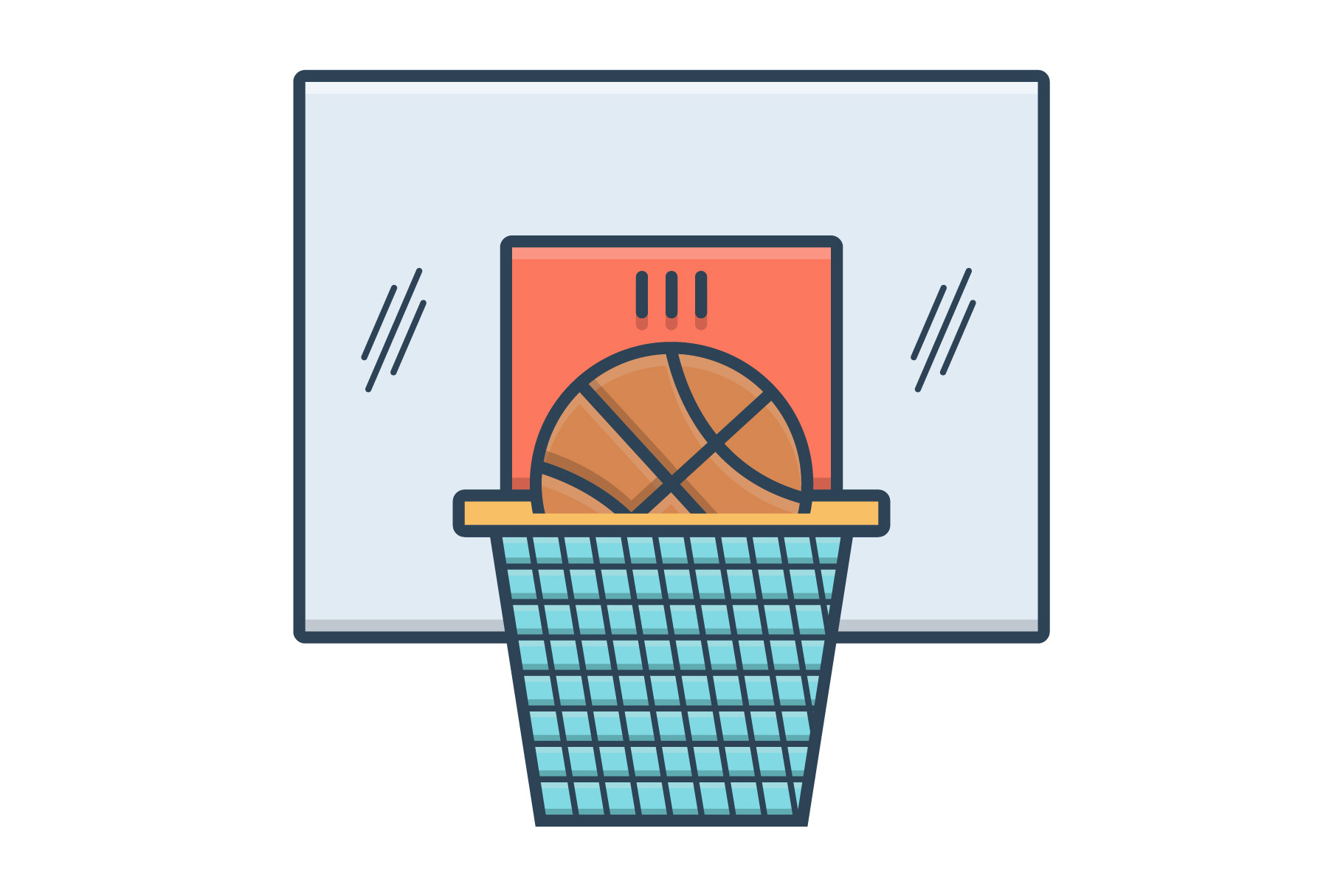 Basketball post icon, an Icon by Creative priyanka