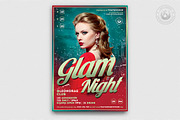 Glam Night Flyer Template, a Flyer Template by ThatsDesignArt (Thumbnail 1 of 7)