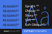 Readant Expanded - Family Font, a Sans Serif Font by Rastype (Thumbnail 6 of 10)