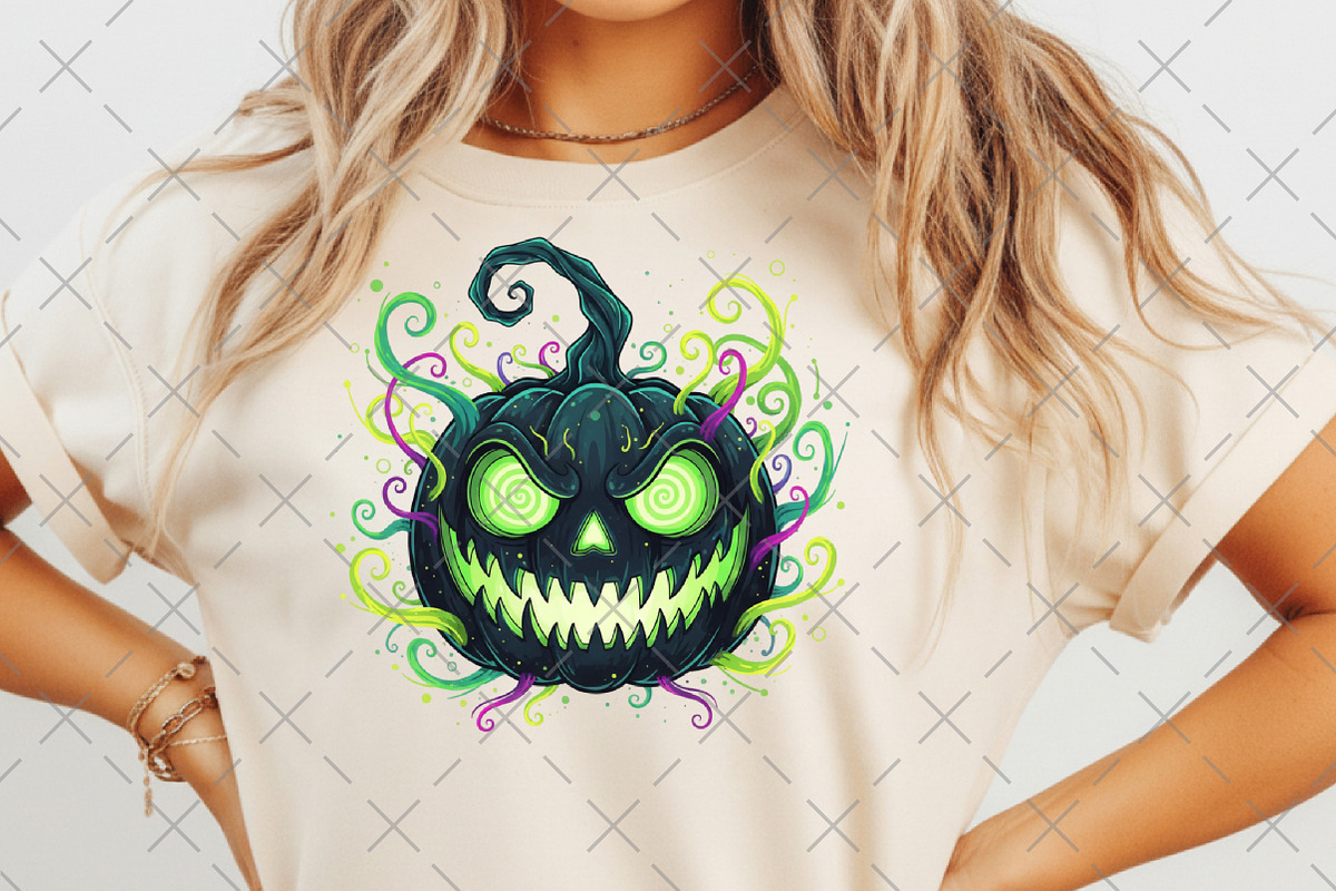 Spooky Pumpkin PNG, an Illustration by Craft Nest (Photo 2 of 6)