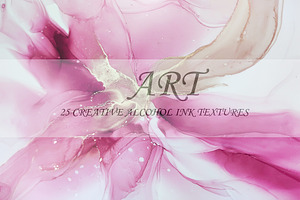 Art colorful alcohol ink textures
