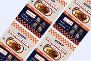 Retro Burger Bunt Menu Restaurant, a Flyer Template by SquidPixey (Thumbnail 2 of 6)