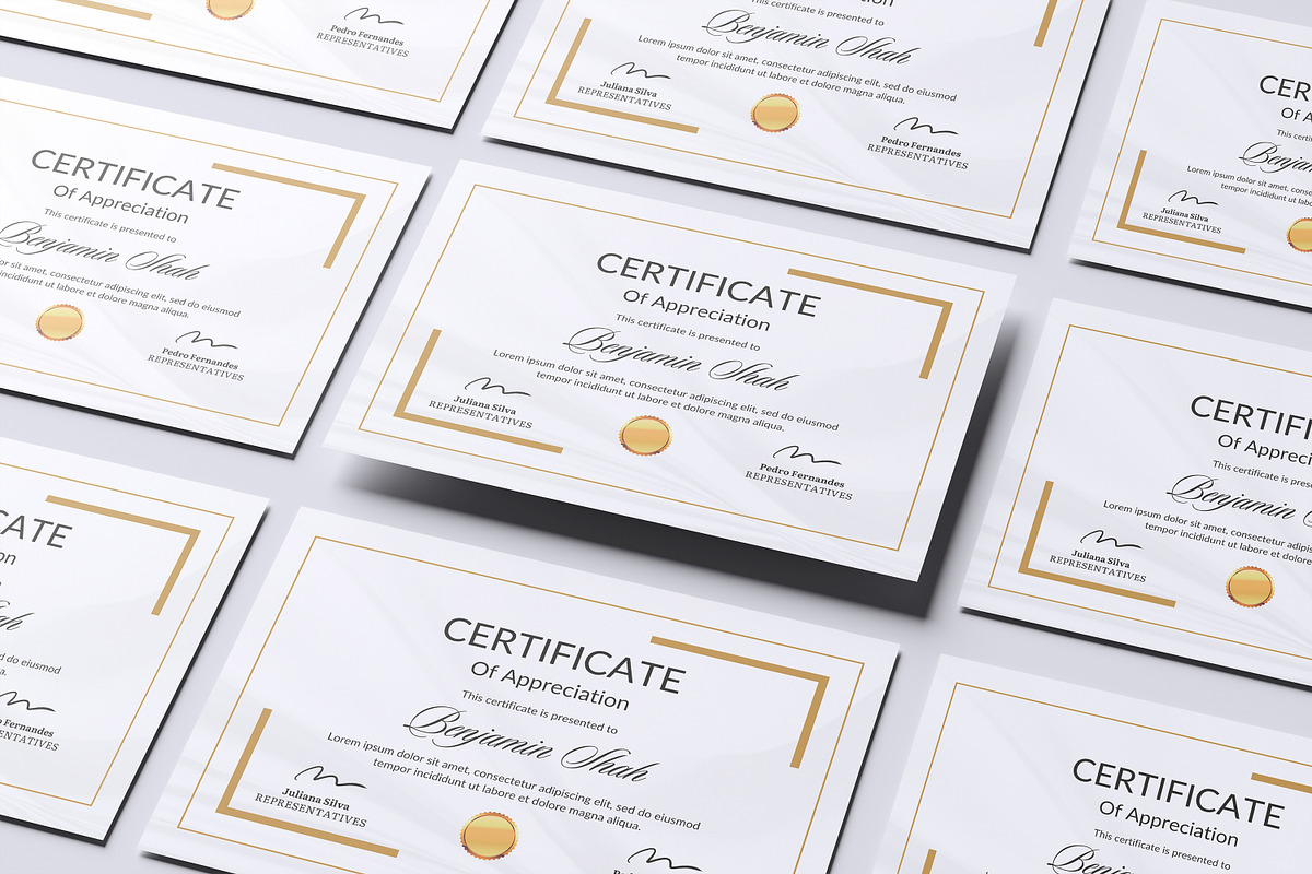 Certificate Mockup, a Flyer Template by graphicstory (Photo 1 of 11)