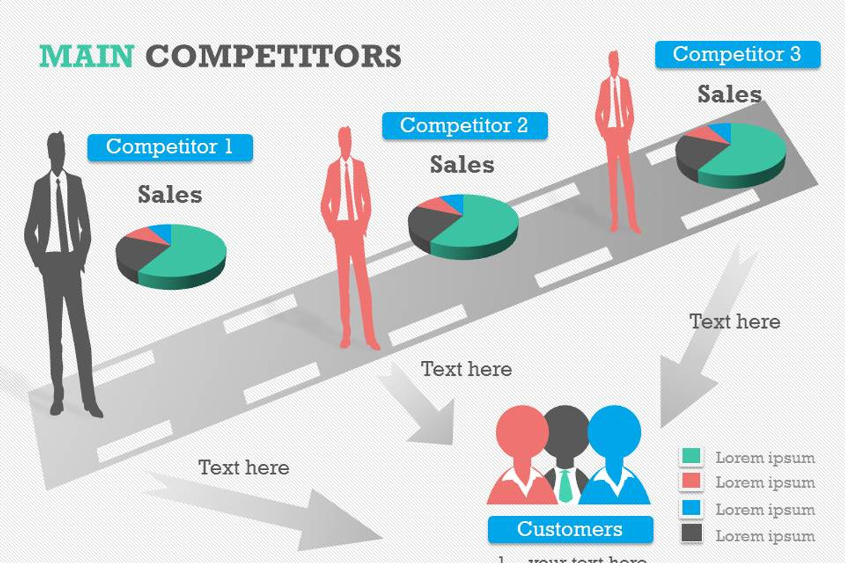 Main Competitors PowerPoint Template, a Presentation Template by Yes Presentations (Photo 12 of 26)