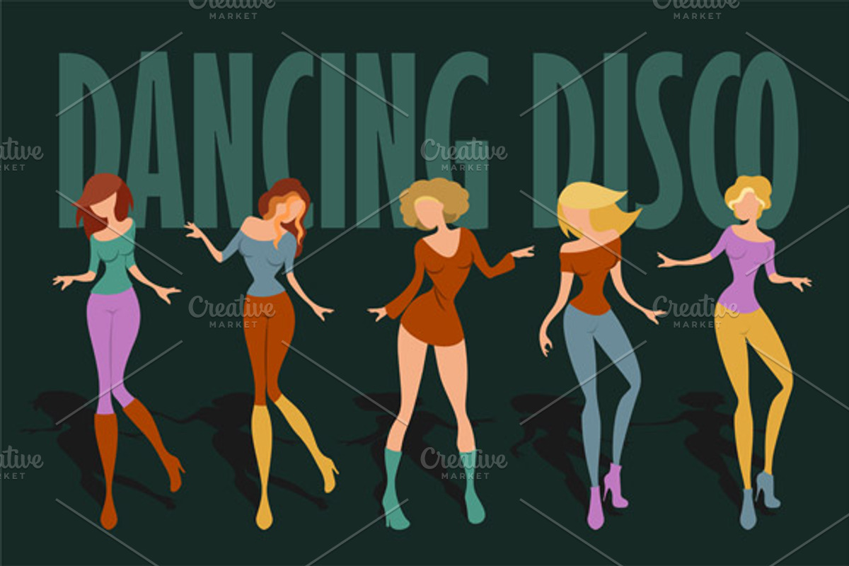 Dancing disco, a Person Illustration by Rosa Puchalt (Photo 1 of 5)