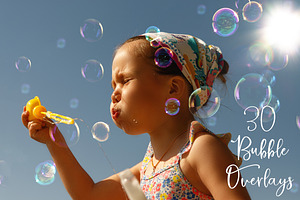 Realistic Bubble Overlays, a Brushes & More by MockTurtleStudio