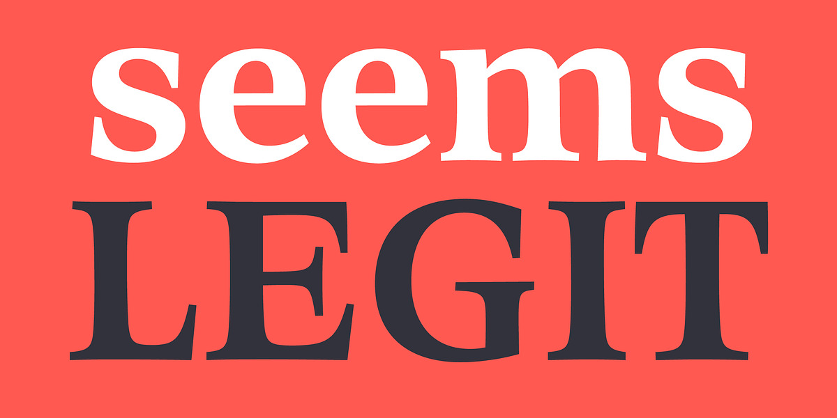 Legit Serif, a Serif Font by Finaltype (Photo 10 of 11)
