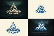 Campfire Hand Drawn Elements, an Object Graphic by e-artdesign (Thumbnail 2 of 3)
