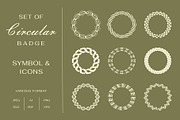 Abstract Circular Frame Set, a Branding & Logo Template by Buqancreative (Thumbnail 2 of 2)