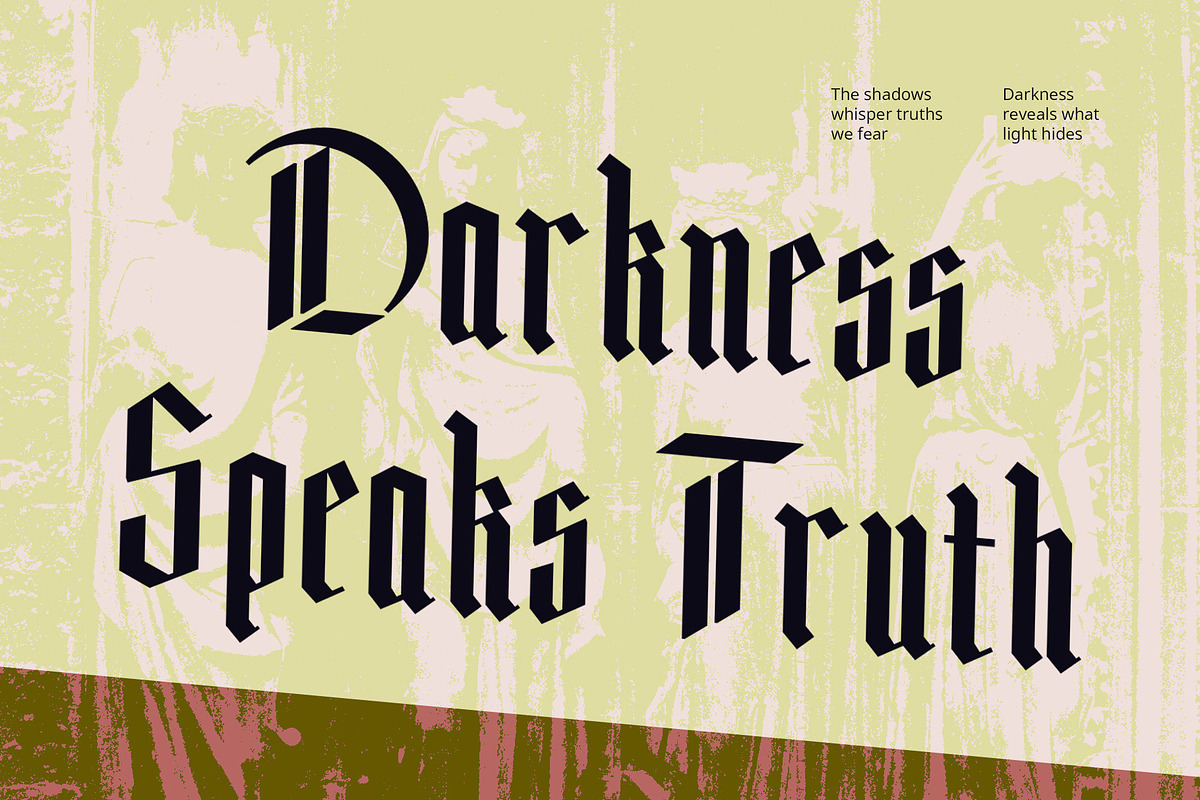 CS Elijah – Gothic Font, a Blackletter Font by Craft Supply Co. (Photo 3 of 8)