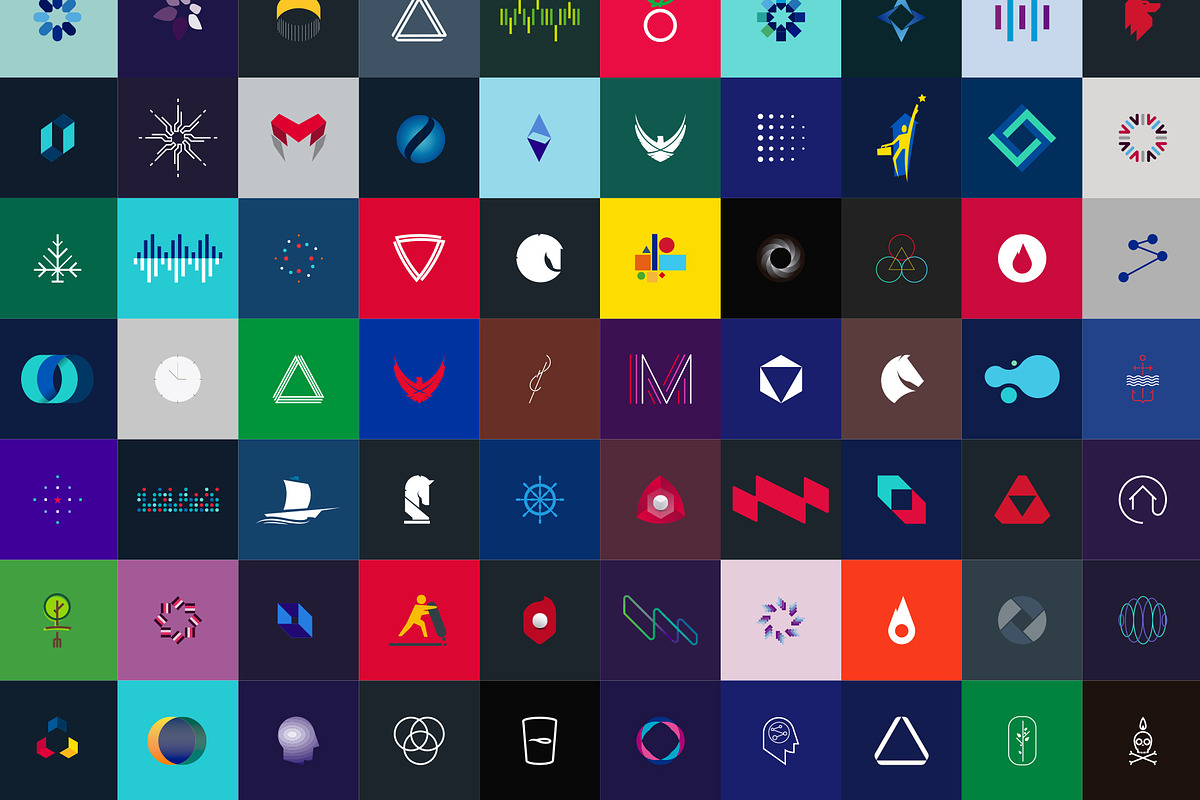 100 Logotypes & symbols bundle, a Branding & Logo Template by Srg® (Photo 2 of 9)