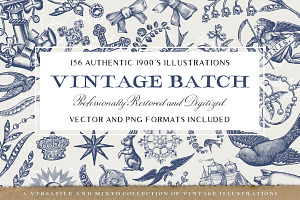156 Misc. Vintage Illustrations Pack, an Illustration by Century Library