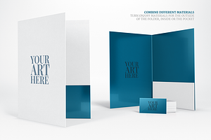 Presentation Folders Mockup