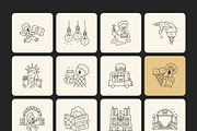 90 New York Hand-Drawn Doodles, an Outline Icon by Prosymbols (Thumbnail 8 of 10)