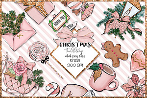 Christmas Clipart Png set