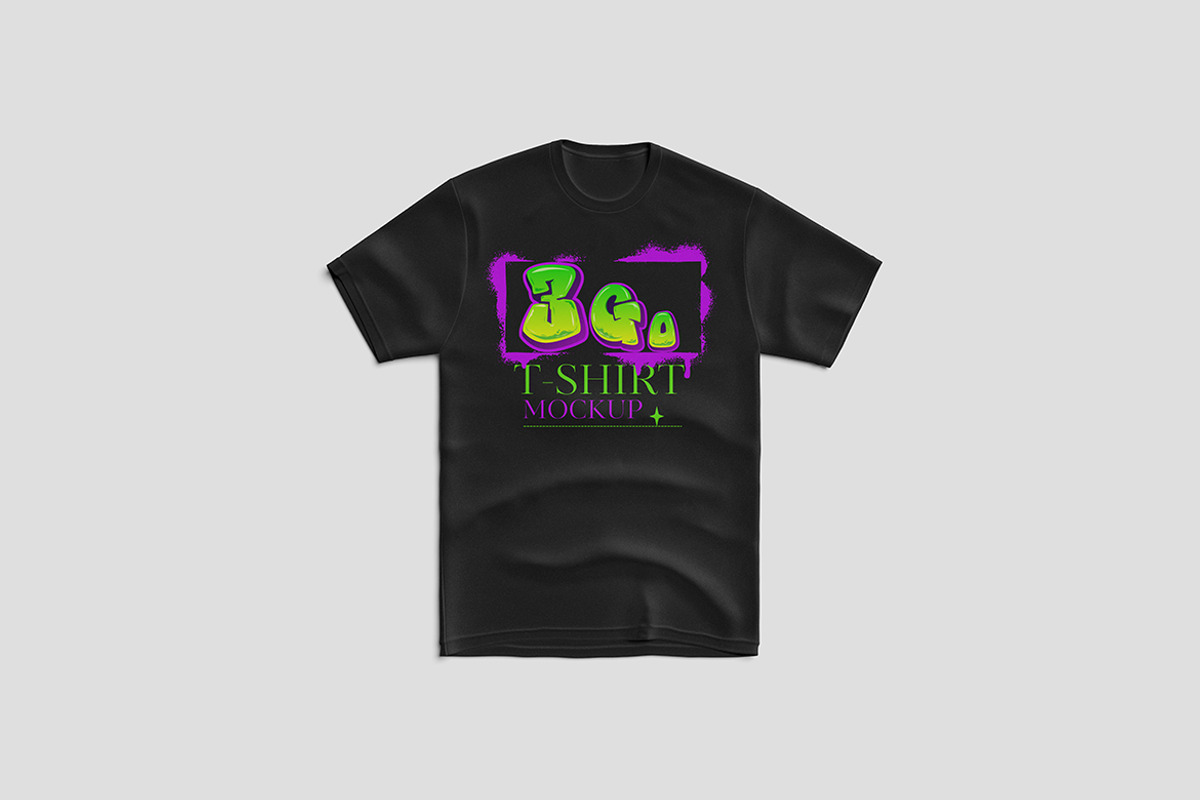 T-Shirt Mockup T Shirt, a Merchandise Mockup by Pikachudesign (Photo 3 of 4)