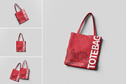 Tote Bag Mockup, a Packaging Mockup by hokagata (Thumbnail 1 of 5)
