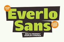 Everlo Sans – Bold & Friendly Displa