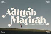 Adittab Marirah Modern Serif Font, a Serif Font by Storytype Studio (Thumbnail 1 of 15)