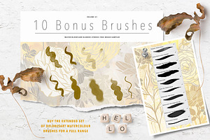 Floral Procreate Stamp Brushes 7