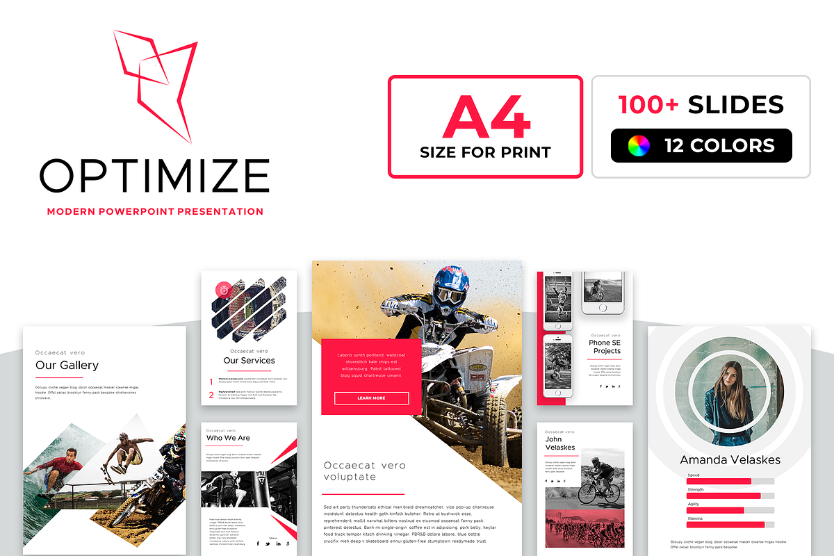 Optimize Modern Powerpoint Bundle, a Presentation Template by Reshapely (Photo 4 of 28)