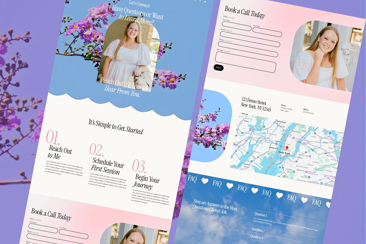 Therapist Squarespace Site Template, a Squarespace Template by Sofia Designs (Photo 6 of 9)