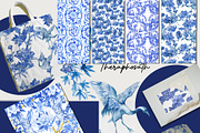 9 JPG/ Classic flower, Chinoiserie, a Pattern Graphic by Theraphosath (Thumbnail 1 of 12)