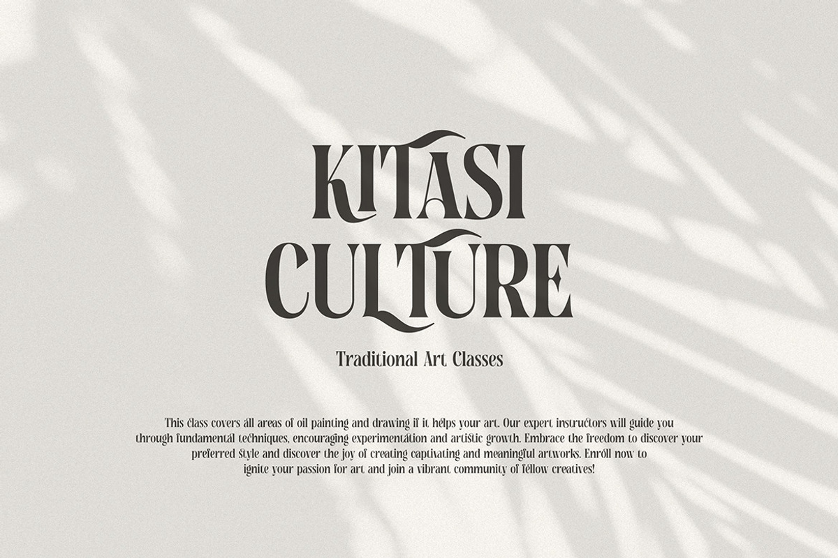 Tersakiti Elegant Modern Serif, a Serif Font by Cruzine (Photo 2 of 8)