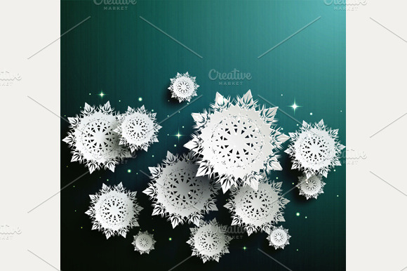 Paper snowflakes preview 3
