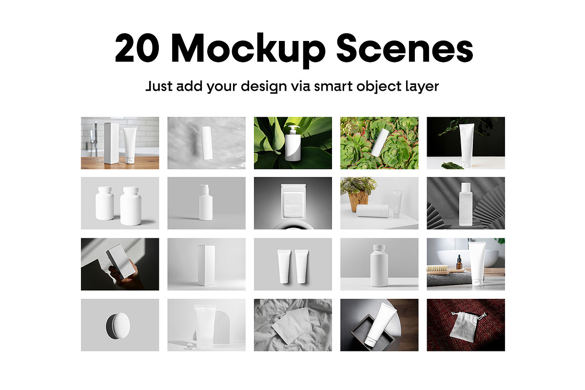 Cosmetic Packaging Mockups - vol.7, a Packaging Mockup by MockupForest (Photo 2 of 8)